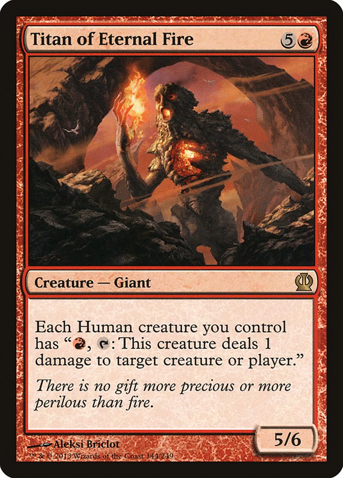 Titan of Eternal Fire - (Foil): Theros