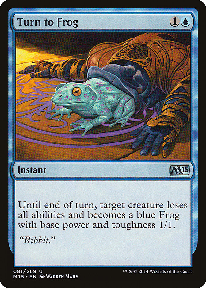 Turn to Frog - (Foil): Magic 2015
