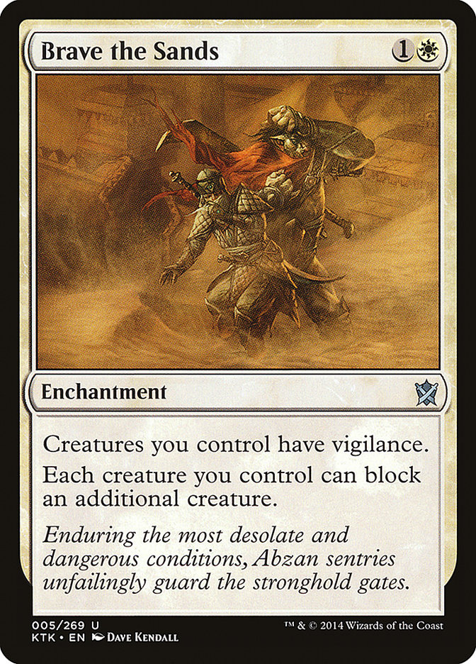 Brave the Sands - (Foil): Khans of Tarkir