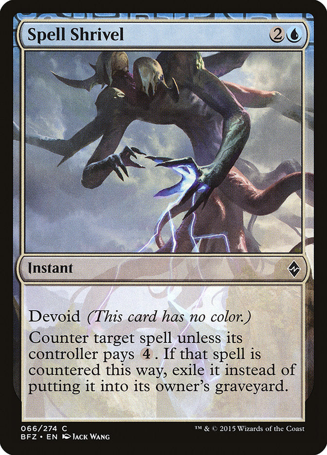 Spell Shrivel: Battle for Zendikar