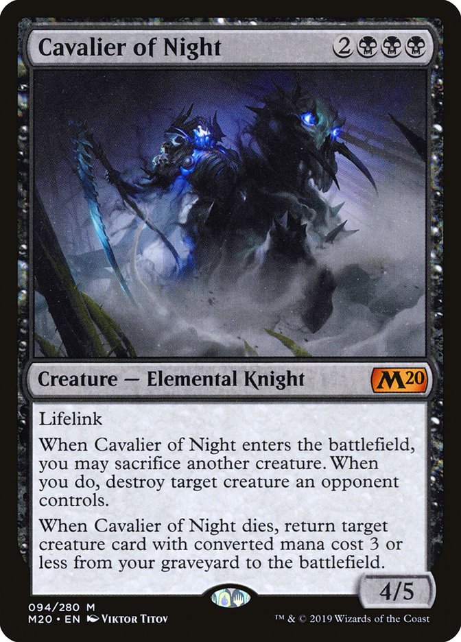 Cavalier of Night: Core Set 2020