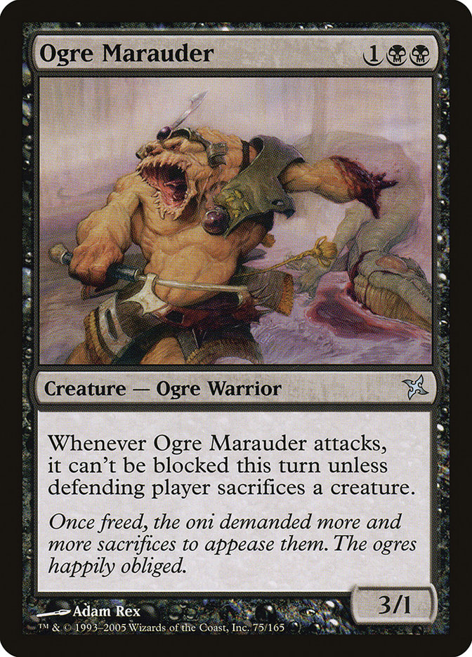 Ogre Marauder: Betrayers of Kamigawa