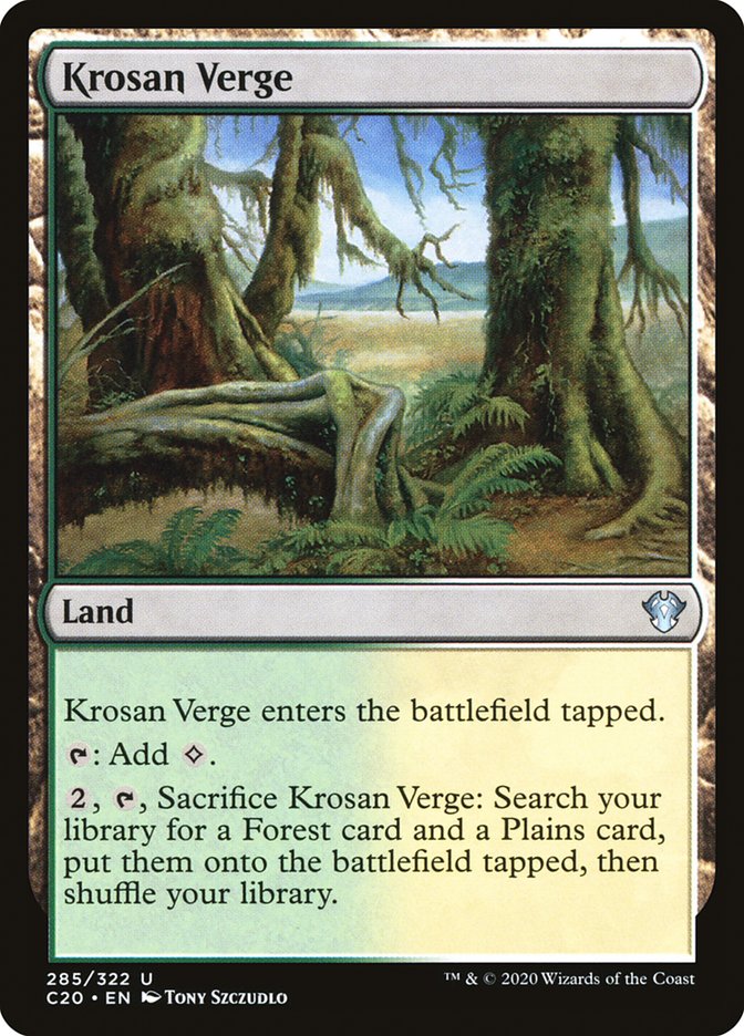 Krosan Verge: Commander 2020