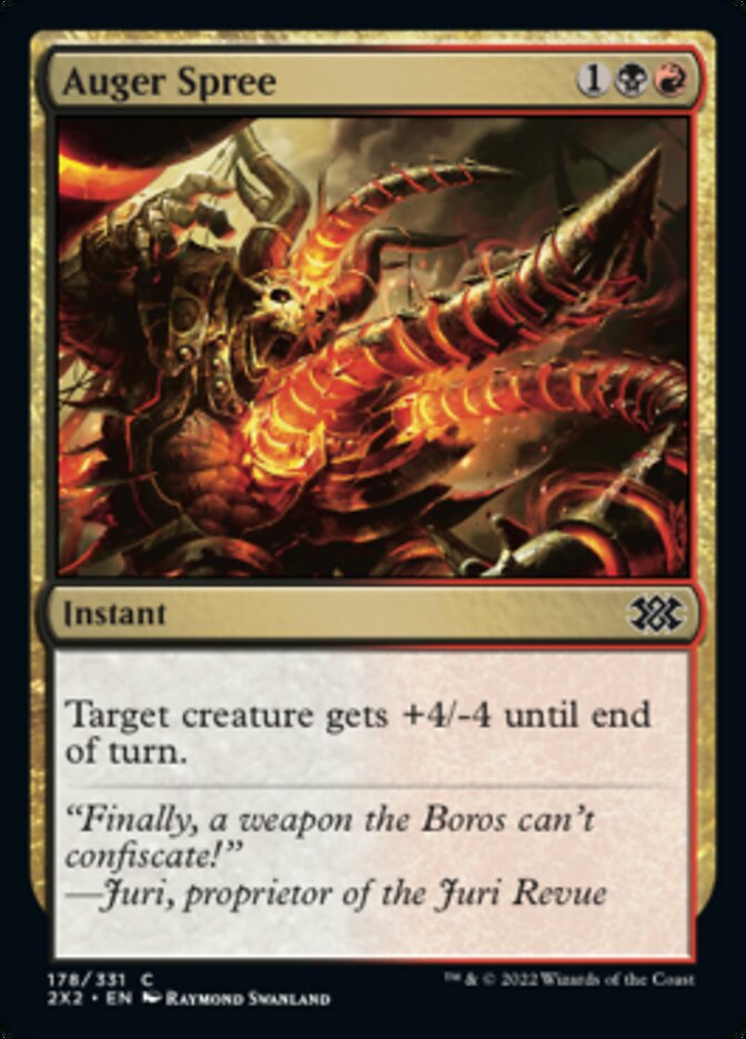 Auger Spree - (Foil): Double Masters 2022