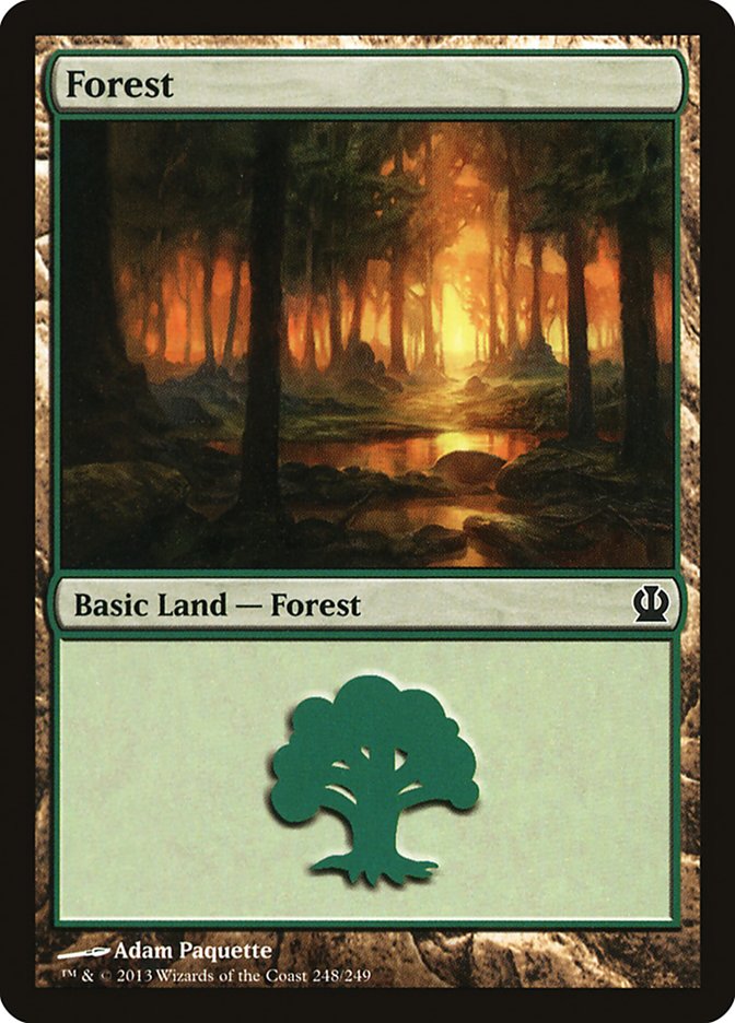 Forest (#248) - (Foil): Theros