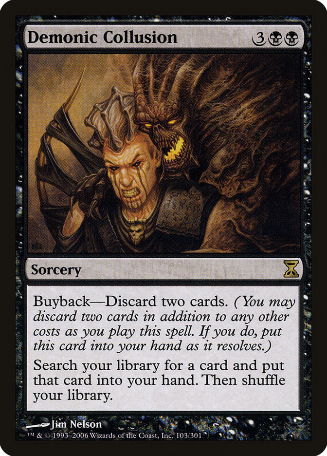 Demonic Collusion - (Foil): Time Spiral