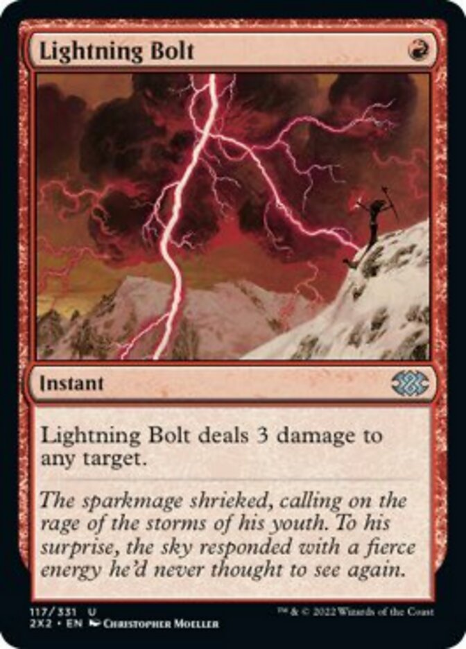 Lightning Bolt - (Foil): Double Masters 2022