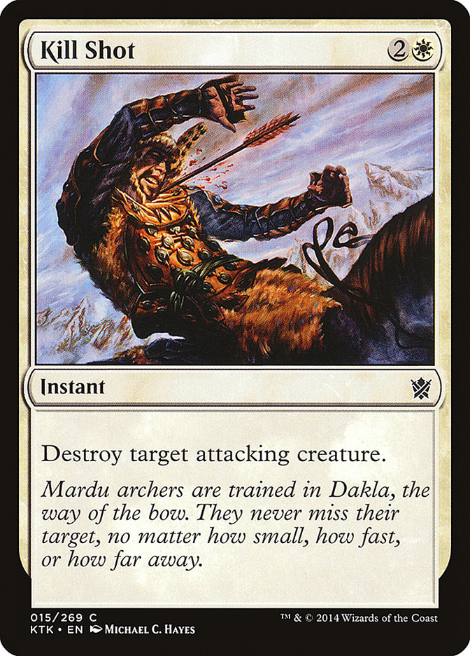 Kill Shot - (Foil): Khans of Tarkir