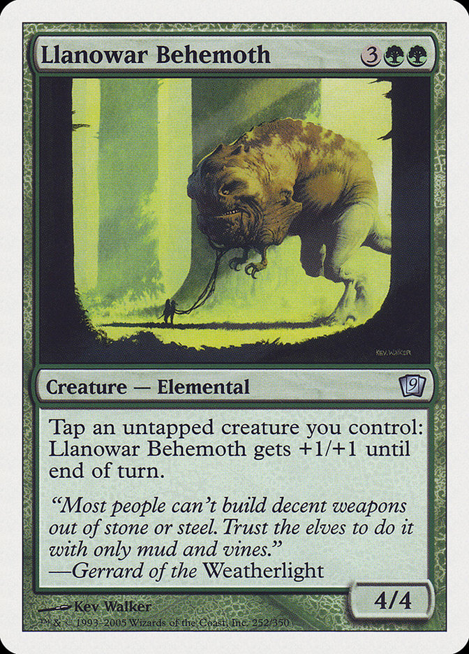 Llanowar Behemoth: Ninth Edition