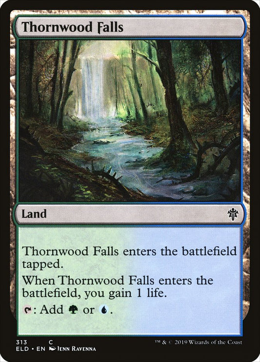 Thornwood Falls (Planeswalker Deck): Throne of Eldraine