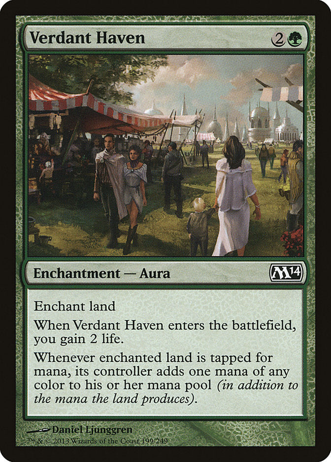 Verdant Haven - (Foil): Magic 2014
