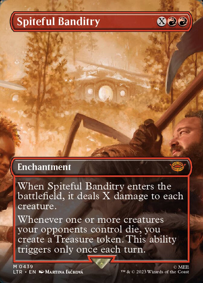 Spiteful Banditry (Borderless) - (Foil): The Lord of the Rings: Tales of Middle-earth