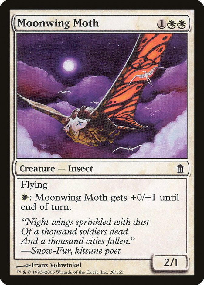 Moonwing Moth - (Foil): Saviors of Kamigawa