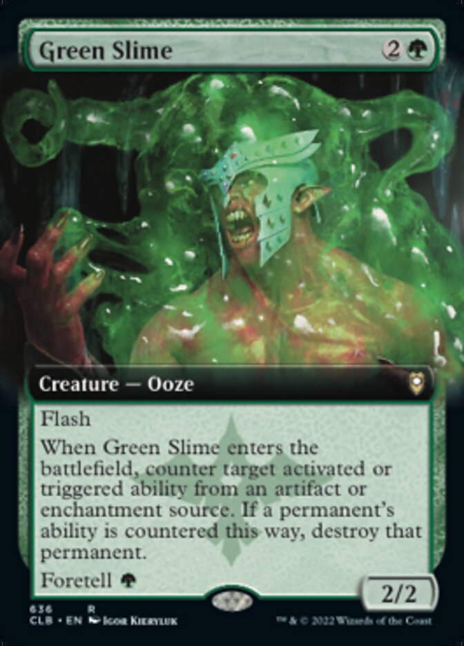 Green Slime (Extended Art): Commander Legends: Battle for Baldur's Gate