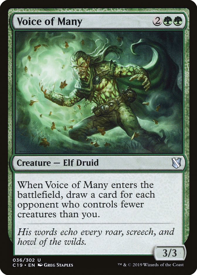 Voice of Many: Commander 2019