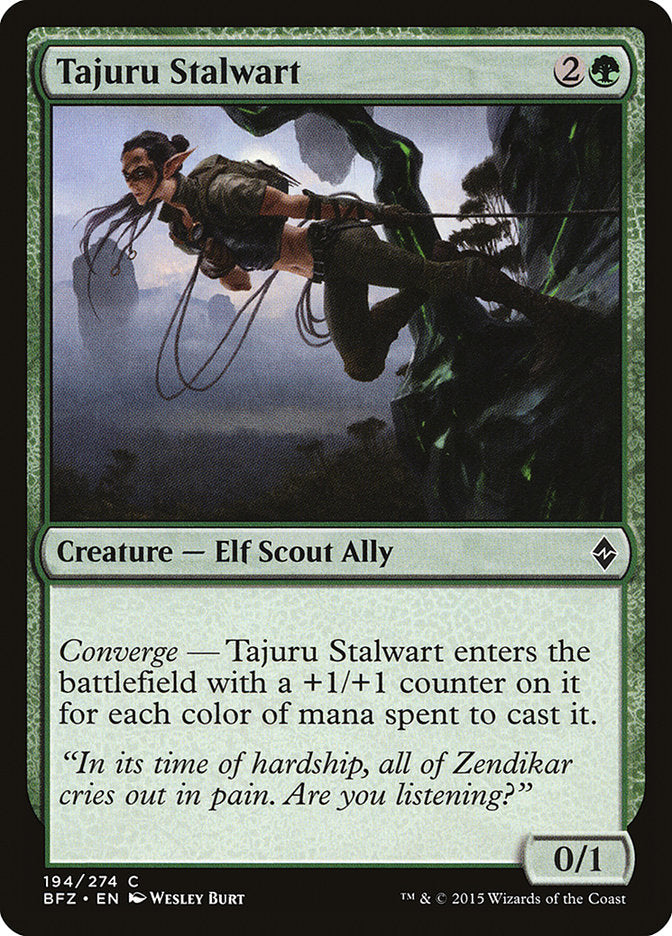 Tajuru Stalwart - (Foil): Battle for Zendikar
