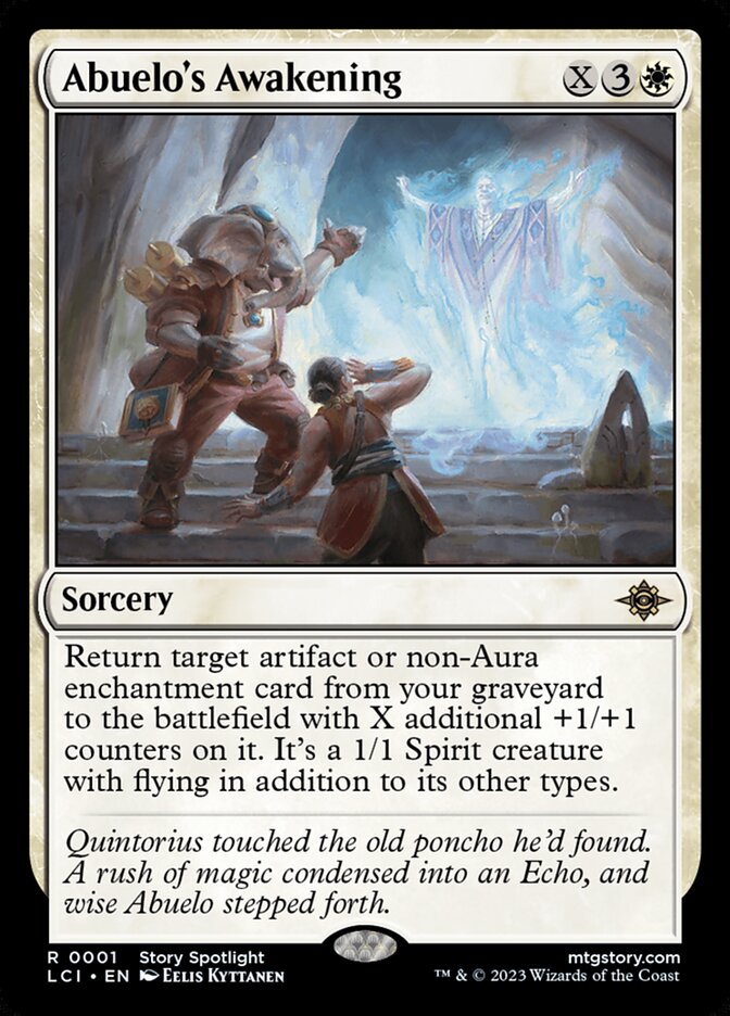 Abuelo's Awakening - (Foil): Lost Caverns of Ixalan