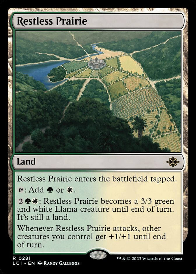 Restless Prairie - (Foil): Lost Caverns of Ixalan