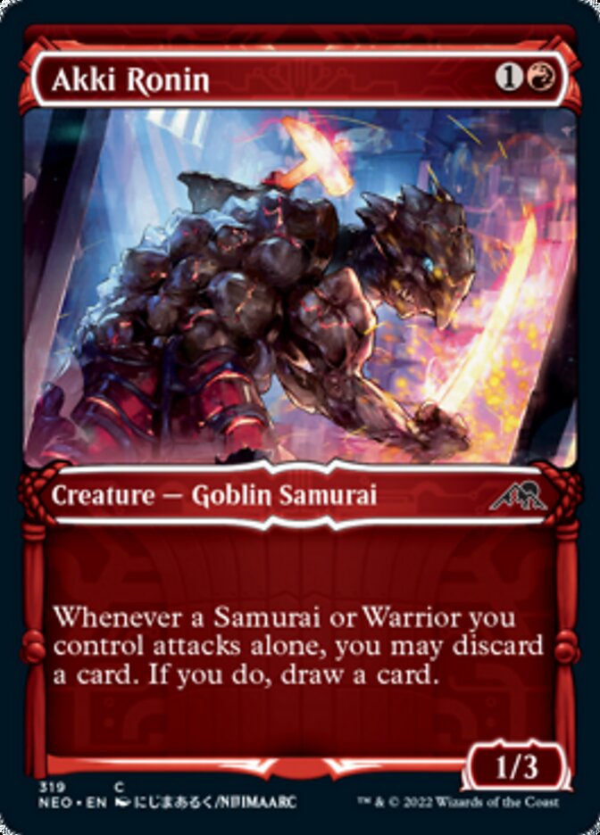 Akki Ronin (Showcase): Kamigawa: Neon Dynasty