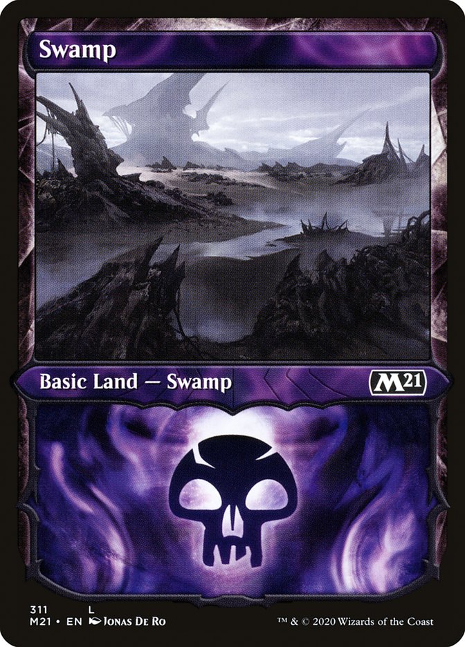 Swamp (Showcase): Core Set 2021