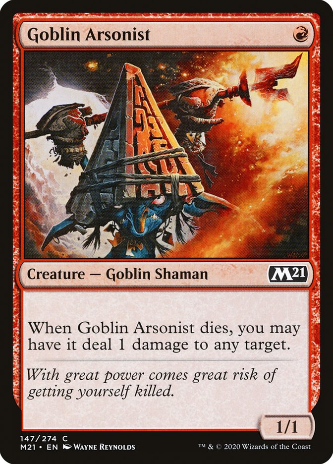 Goblin Arsonist - (Foil): Core Set 2021