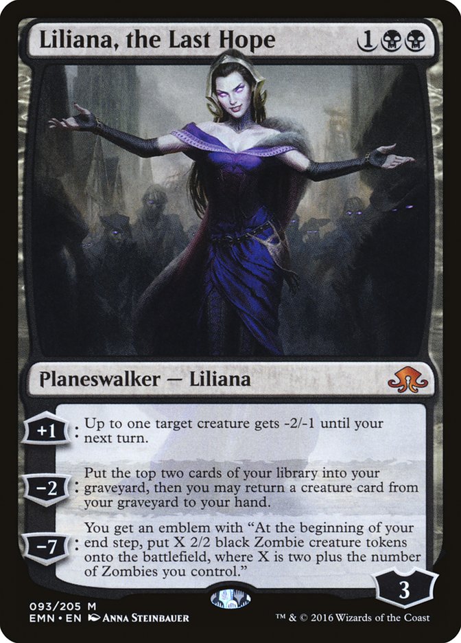 Liliana, the Last Hope - (Foil): Eldritch Moon