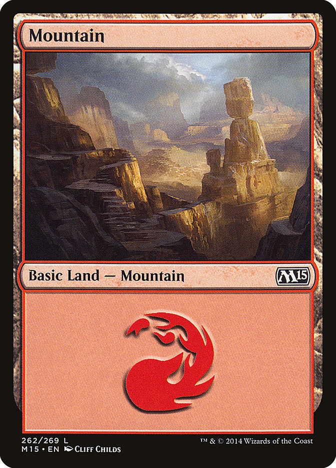 Mountain (#262) - (Foil): Magic 2015