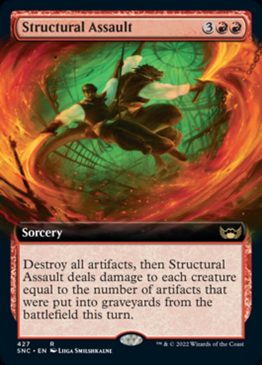 Structural Assault (Extended Art) - (Foil): Streets of New Capenna