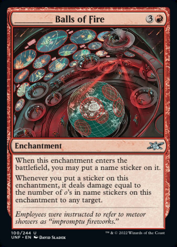 _____ Balls of Fire - (Foil): Unfinity