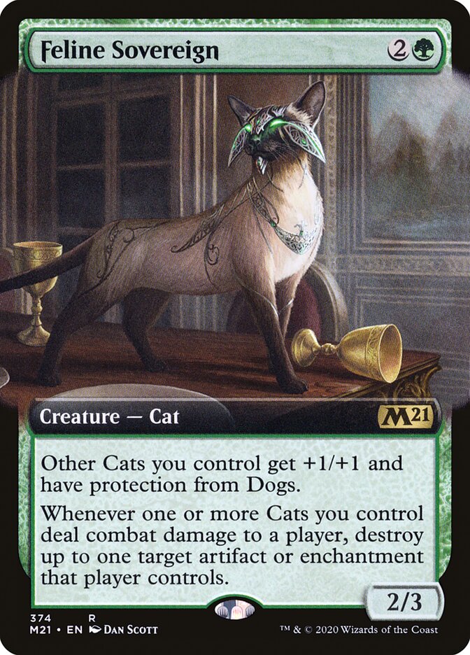 Feline Sovereign (Extended Art): Core Set 2021