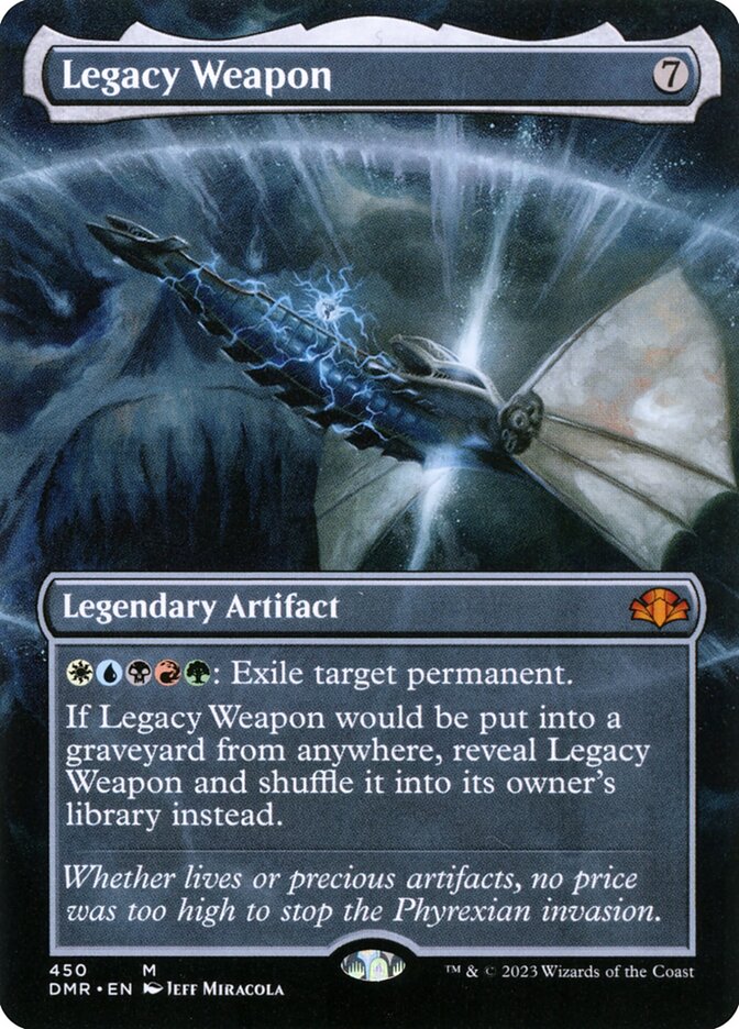 Legacy Weapon (Borderless) - (Foil): Dominaria Remastered