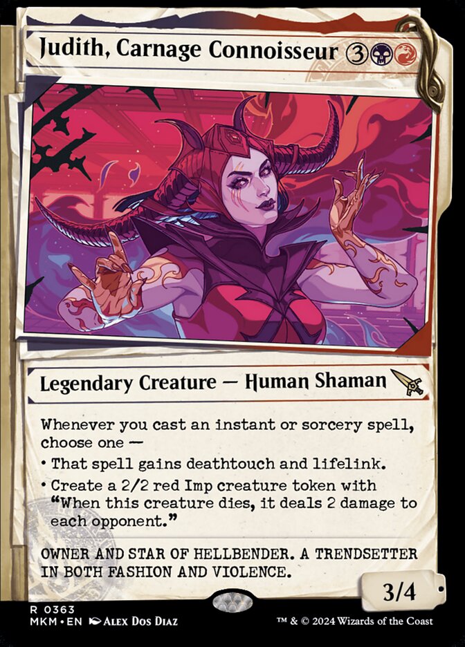 Judith, Carnage Connoisseur (Showcase) - (Foil): Murders at Karlov Manor
