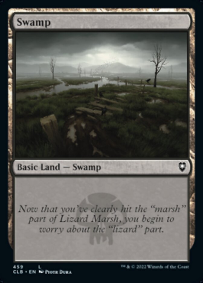 Swamp (#459) - (Foil): Commander Legends: Battle for Baldur's Gate