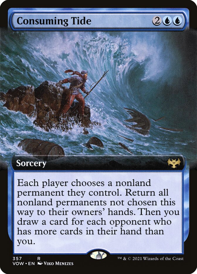 Consuming Tide (Extended Art) - (Foil): Innistrad: Crimson Vow