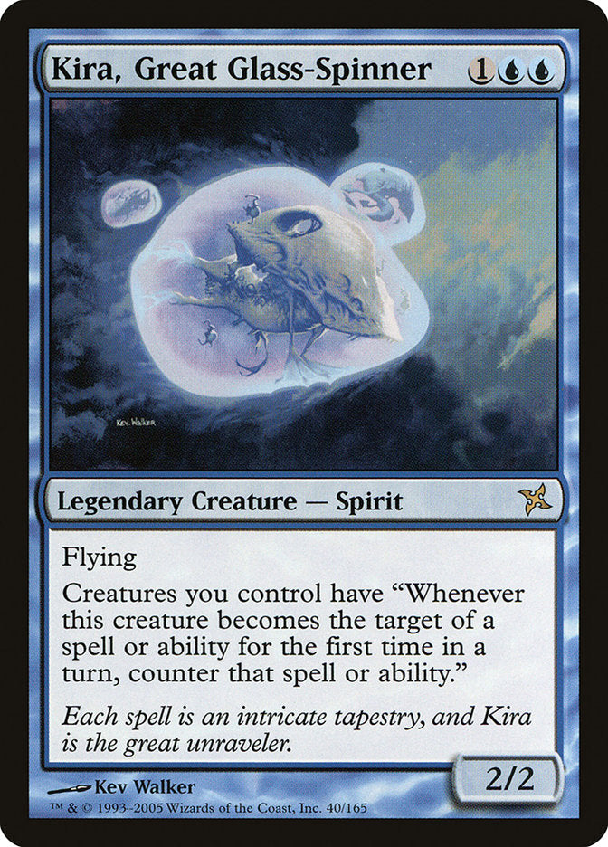 Kira, Great Glass-Spinner - (Foil): Betrayers of Kamigawa