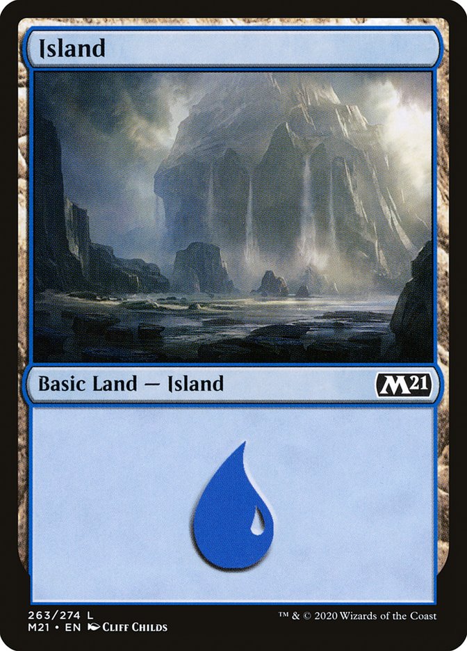 Island (#263): Core Set 2021