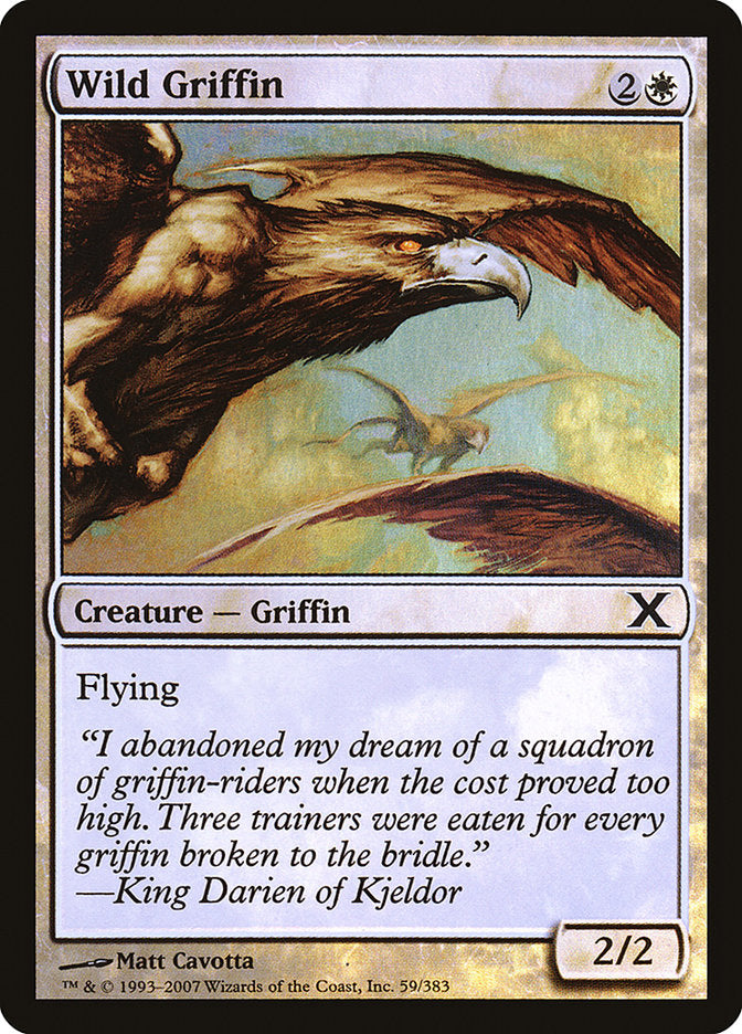 Wild Griffin - (Foil): Tenth Edition