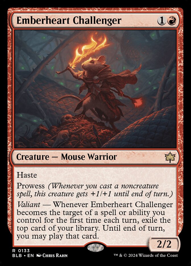 Emberheart Challenger - (Foil): Bloomburrow