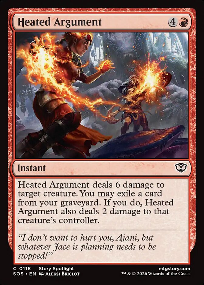 Heated Argument - (Foil): Secrets of Strixhaven