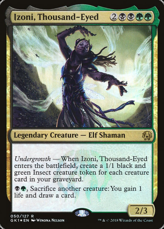 Izoni, Thousand-Eyed - (Foil): GRN Guild Kit