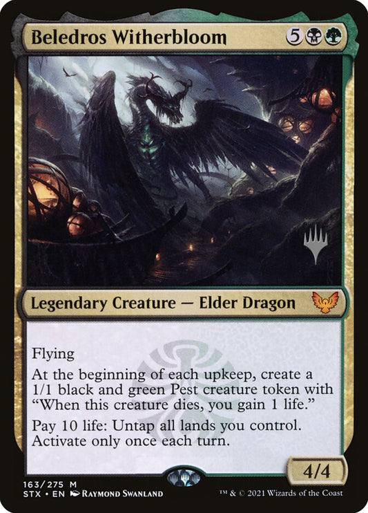Beledros Witherbloom (Promo Pack) (Strixhaven: School of Mages) - (Foil): Strixhaven: School of Mages Promos