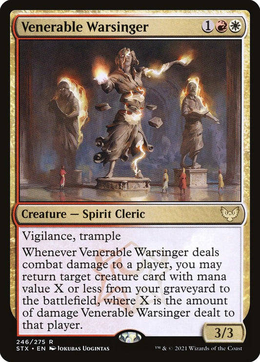 Venerable Warsinger - (Foil): Strixhaven: School of Mages