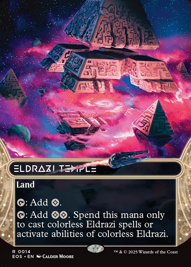 Eldrazi Temple (#014) (Borderless): Edge of Eternities: Stellar Sights
