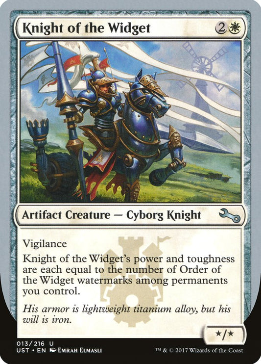 Knight of the Widget - (Foil): Unstable
