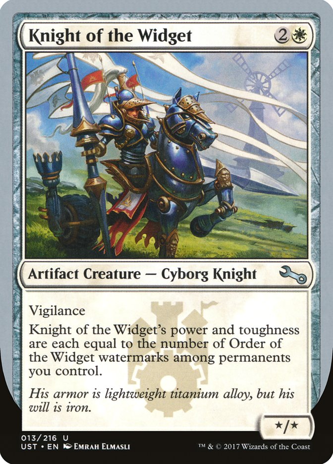 Knight of the Widget: Unstable