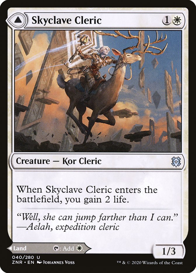Skyclave Cleric // Skyclave Basilica - (Foil): Zendikar Rising
