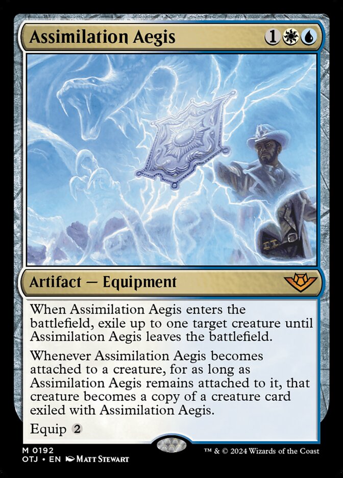 Assimilation Aegis - (Foil): Outlaws of Thunder Junction