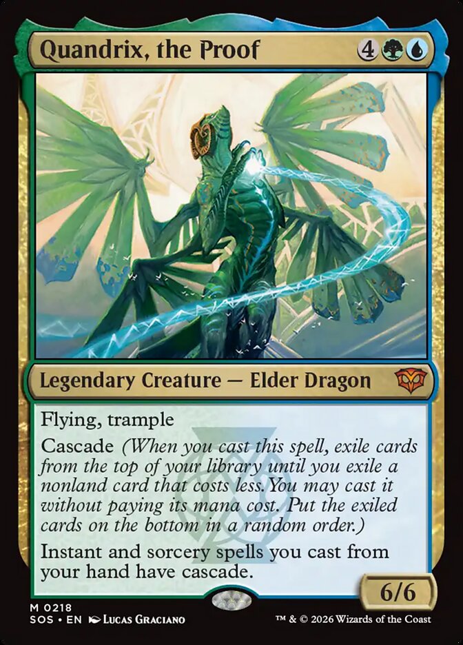 Quandrix, the Proof - (Foil): Secrets of Strixhaven