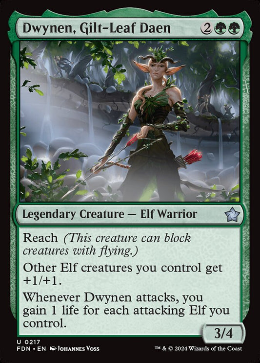 Dwynen, Gilt-Leaf Daen - (Foil): Foundations