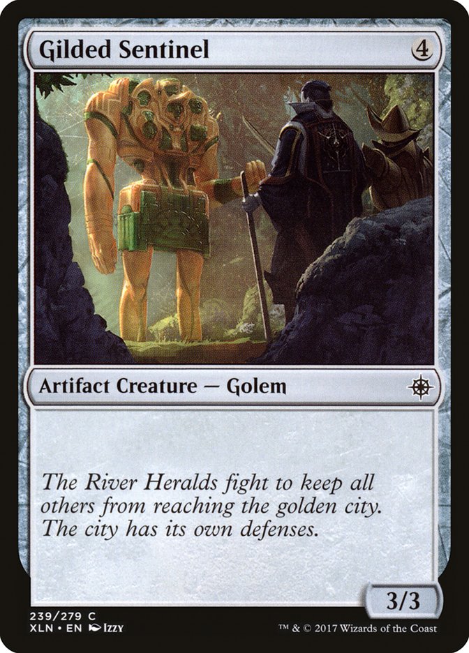 Gilded Sentinel - (Foil): Ixalan